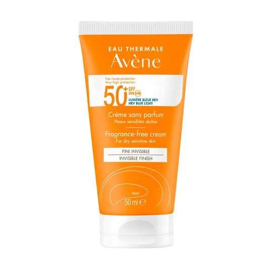 Avène Sunscreen SPF 50+ Unscented 50 ml