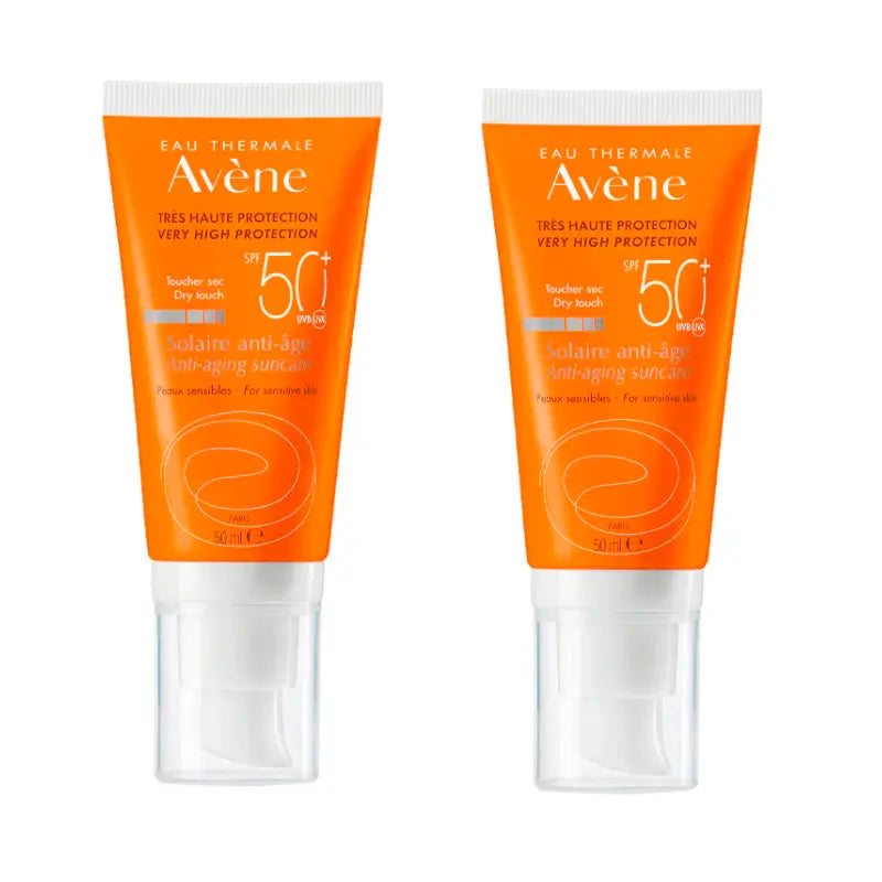 Avène Duplo Crème Solaire Spf 50+ Anti-Age, 2X50 Ml