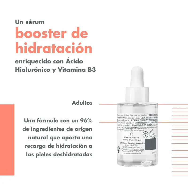 Avène Hydrance Boost Sérum Concentré Hydratant, 30 ml