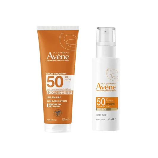 Avène Expert Anti-Age Spf50 40 Ml + Lait Invisible Spf 50 250 Ml