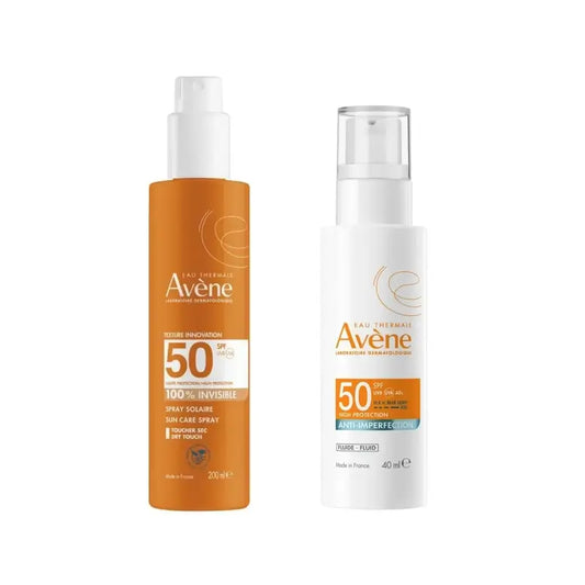 Avène Expert Anti-Imperfections Spf50 40 Ml + Spray Invisible Spf 50 200 Ml