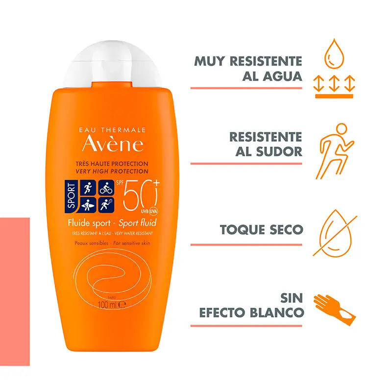 Avène Fluid Sport SPF50+ 100 ml