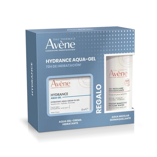 Avène Pack Hydrance Aqua Gel 50Ml + Eau Micellaire 100Ml Cadeau gratuit