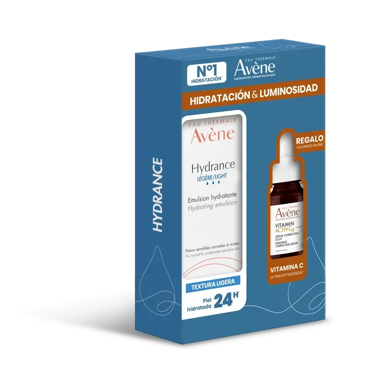 Avène Pack Hydrance Light Emulsion Hydratante 40Ml + Cadeau Vitamin Activ Cg Brightening Corrective Serum 10Ml