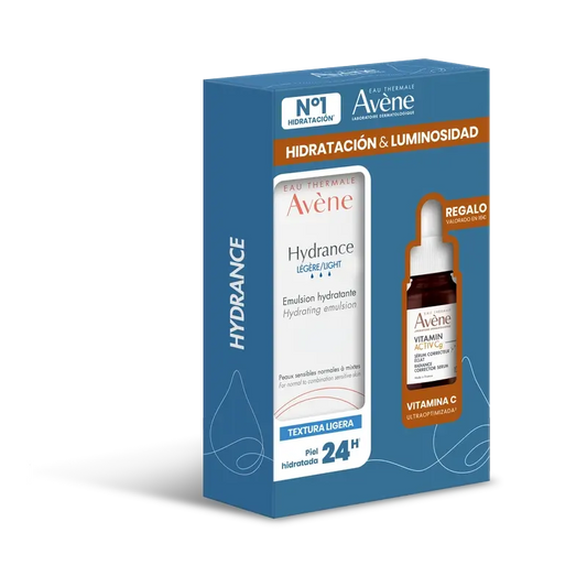 Avène Pack Hydrance Light Emulsion Hydratante 40Ml + Cadeau Vitamin Activ Cg Brightening Corrective Serum 10Ml