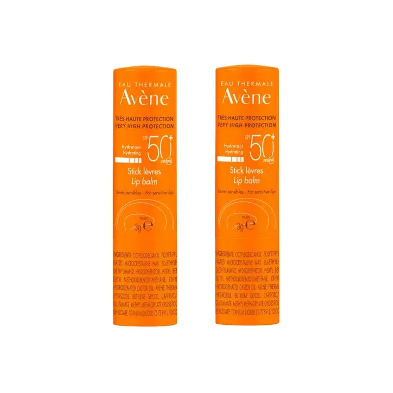Avène Stick Lèvres Spf 50+, 2X3 Gr