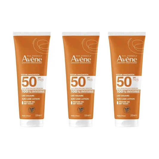 Lait solaire Avène Spf50+, 3 x 250 ml