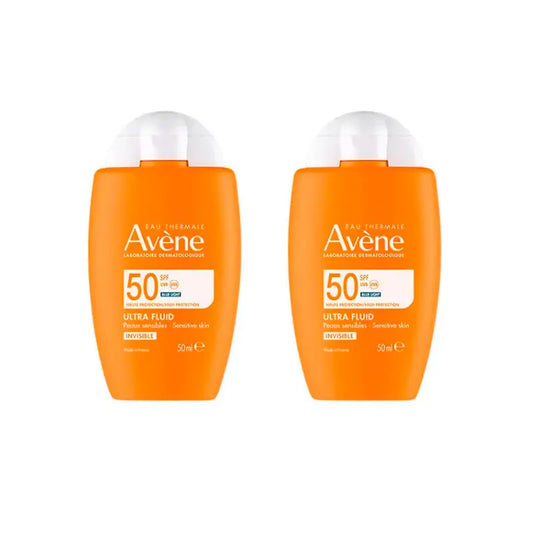 Avène Fluide Ultra Invisible Spf50, 2X50 Ml