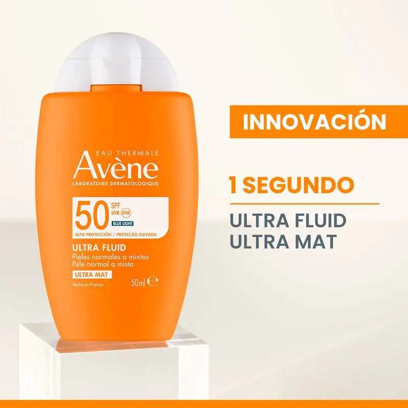 Avène Ultra Fluide Ultra Mat Spf50+, 50 ml