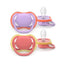 Avent 2 Sucettes Ultra Air +18M Fille