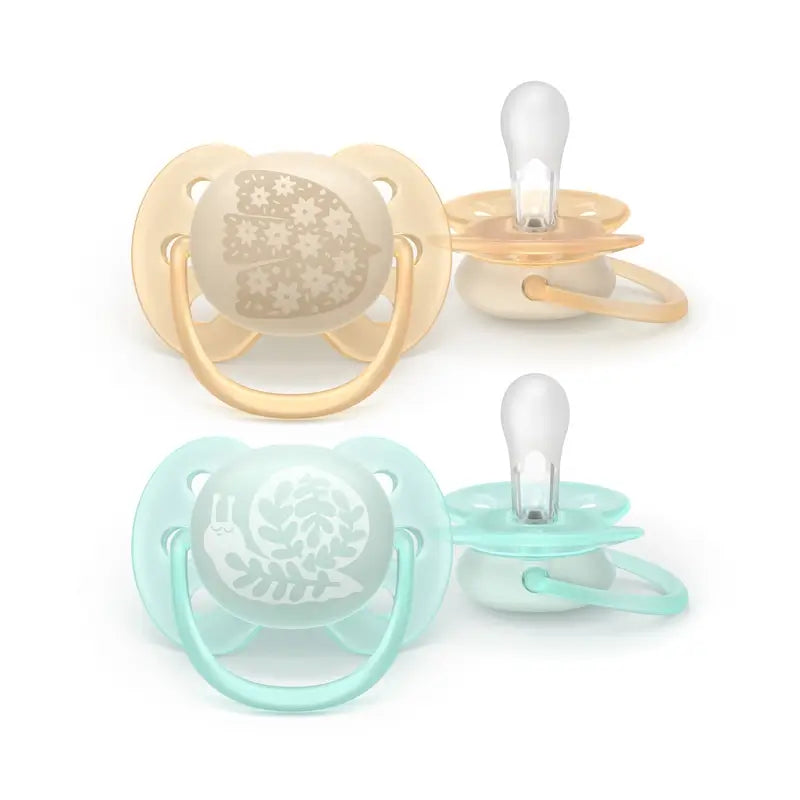 Avent 2 Sucettes ultra douces 0-6M