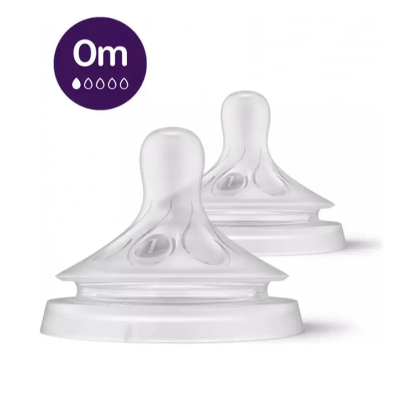Avent 2 Tétines Natural Response T1 0Mois Scy961/02