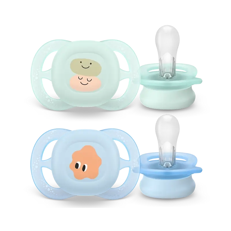 Avent Ultra Start Sucette 0-2 M Toddler, 2 unités