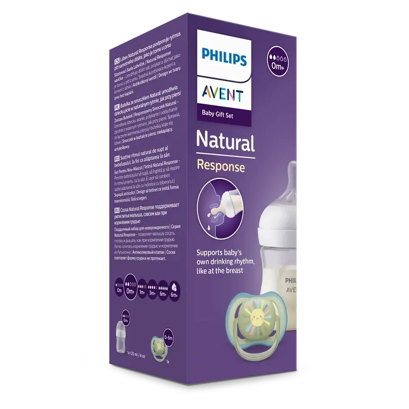 Avent Natural Response Kit Biberon + Sucette Ultra Air 0-6 M