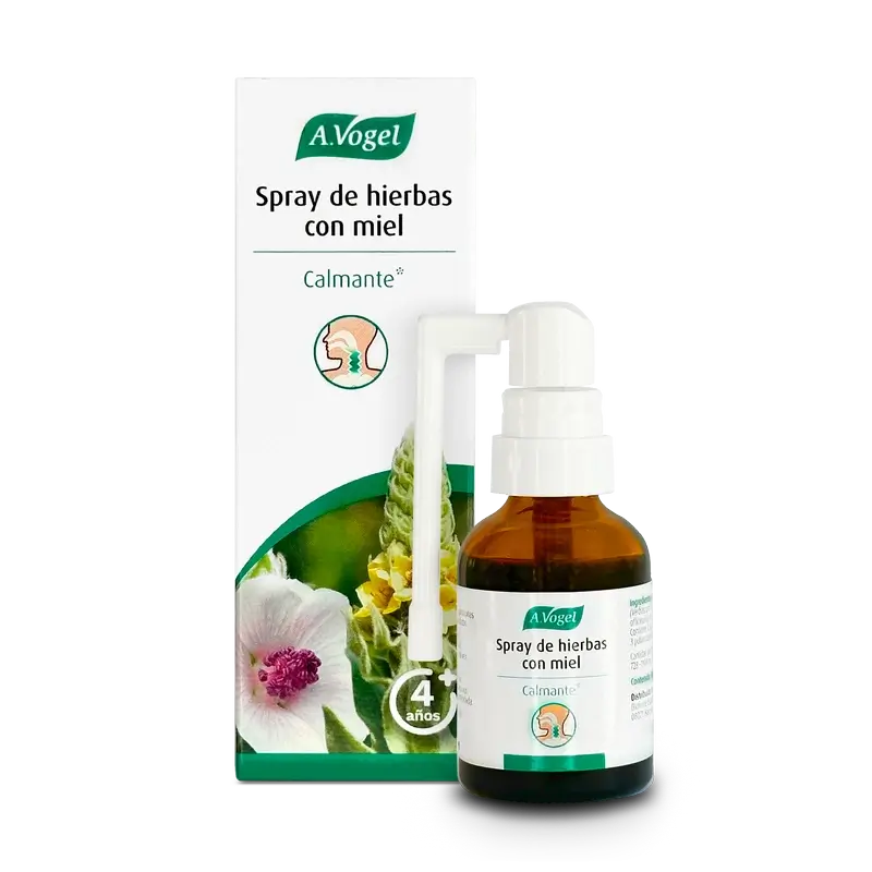 A.Vogel Spray aux herbes avec miel 30 ml