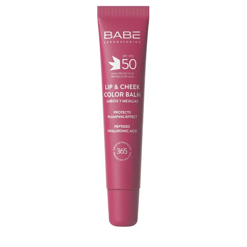 Babé Baume Couleur Lèvres et Joues Spf 50 Velours, 20 ml