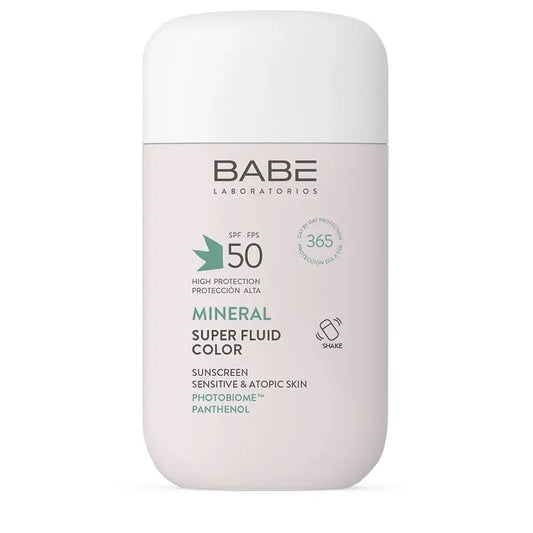Babé Super Fluide Couleur Minérale Spf50, 50 ml