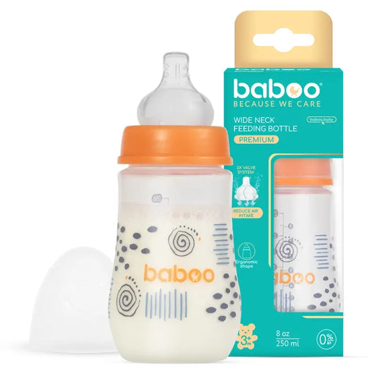 Biberon anti-colique Baboo 3+ mois Blue Haze, 250 ml
