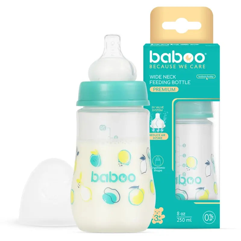 Biberon Baboo anti-colique 3+ mois Lagoon Fiesta, 250 ml