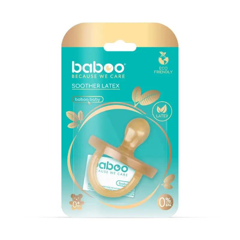 Tétine ronde en latex de Baboo, 0+ mois