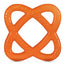 Baboo Teether Water Filled Sphere Water Cooler Teether Orange, 4+ Months, 1 piece