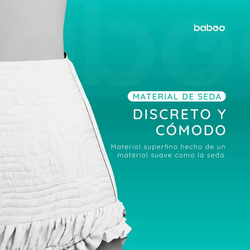 Pantalon absorbant jetable Baboo Taille L, 5 pcs.