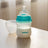 Tire-lait manuel Baboo avec 4 niveaux d'aspiration transparent / turquoise