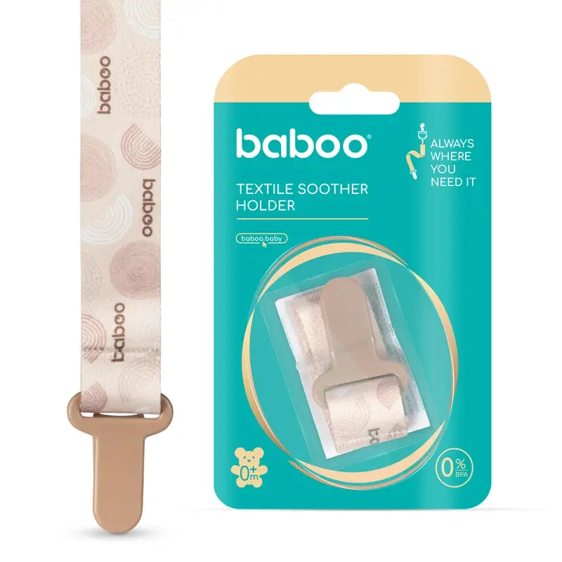 Porte-sucette Baboo 0+ mois Au Naturale, 1 pièce