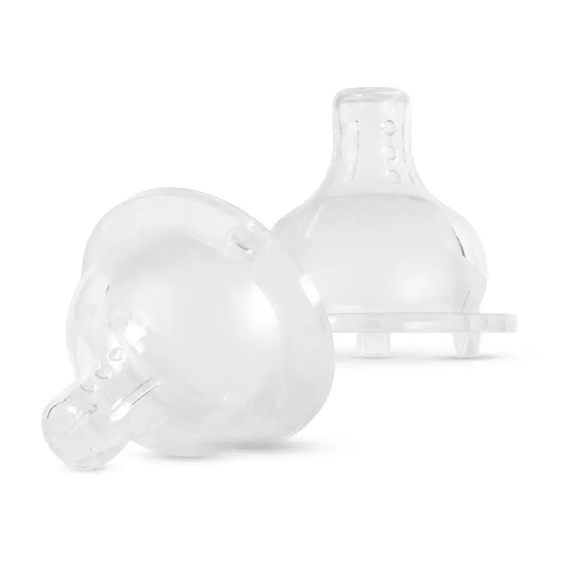 Tétine anti-colique à large col Baboo pour liquides épais, 6+ mois, 2 unités