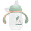 Tasse d'apprentissage Baboo Peachy Keen en silicone avec embout buccal 6+ mois, 260 ml