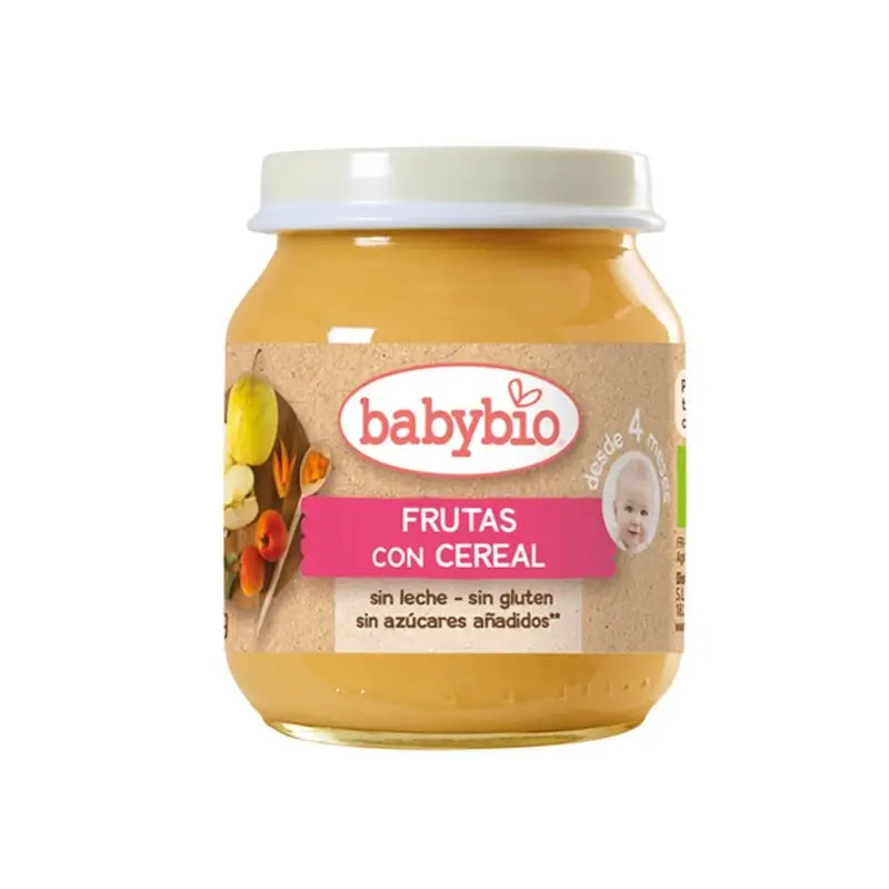 Babybio Fruits avec Céréales, 130 grammes