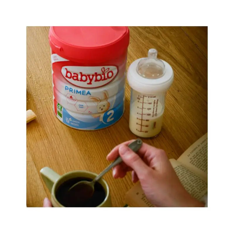 Babybio Primea 2 lait de vache Continuacion 6-12 mois, 800g