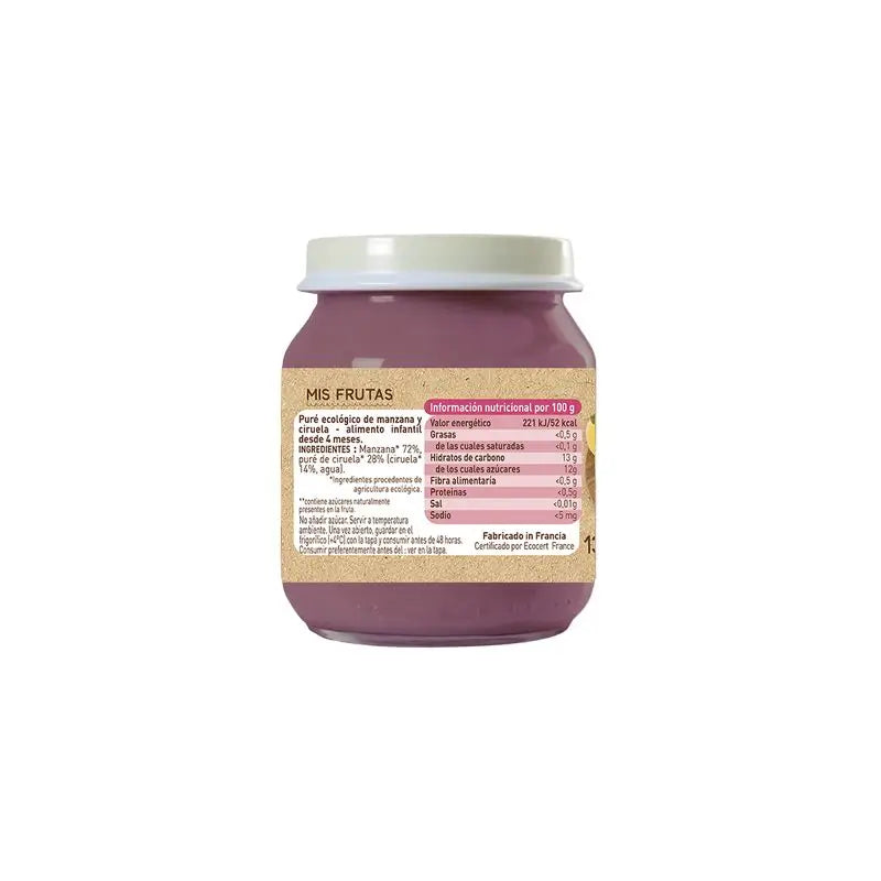 Babybio Pomme Prune, 130g