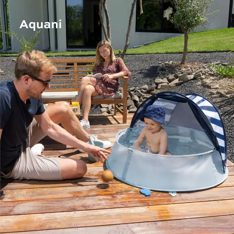 Babymoov Aire de jeux anti-UV UPF 50+ avec mini-piscine Aquani Provence