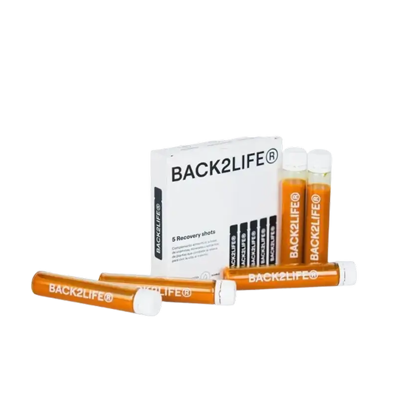 Back2Life Supplément nutritionnel anti-gueule de bois ,25 ml X 5 unités
