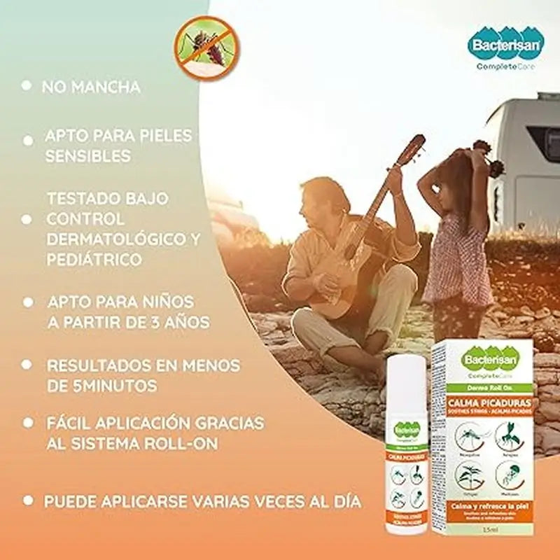 Bacterisan Roll-On Morsures calmes, 15 ml