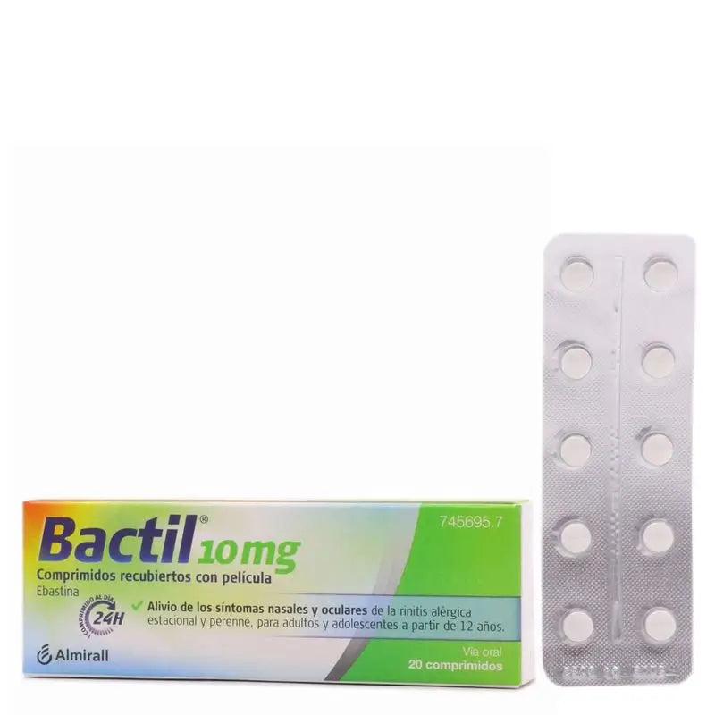 Bactil 10 mg 20 Comprimés pelliculés