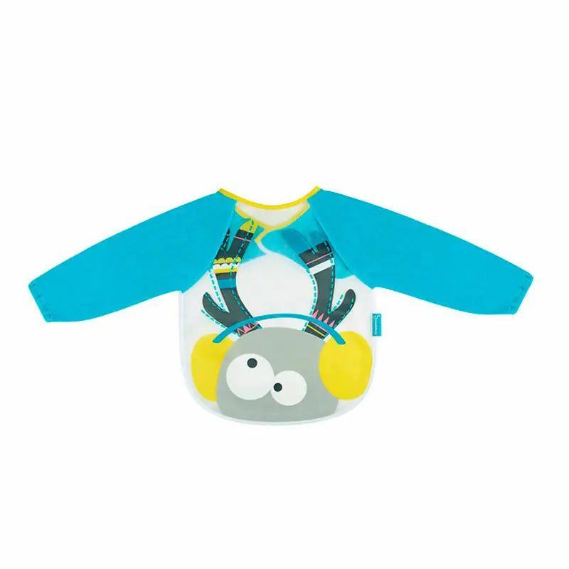 Badabulle Bibs Long Sleeve Deer Blue