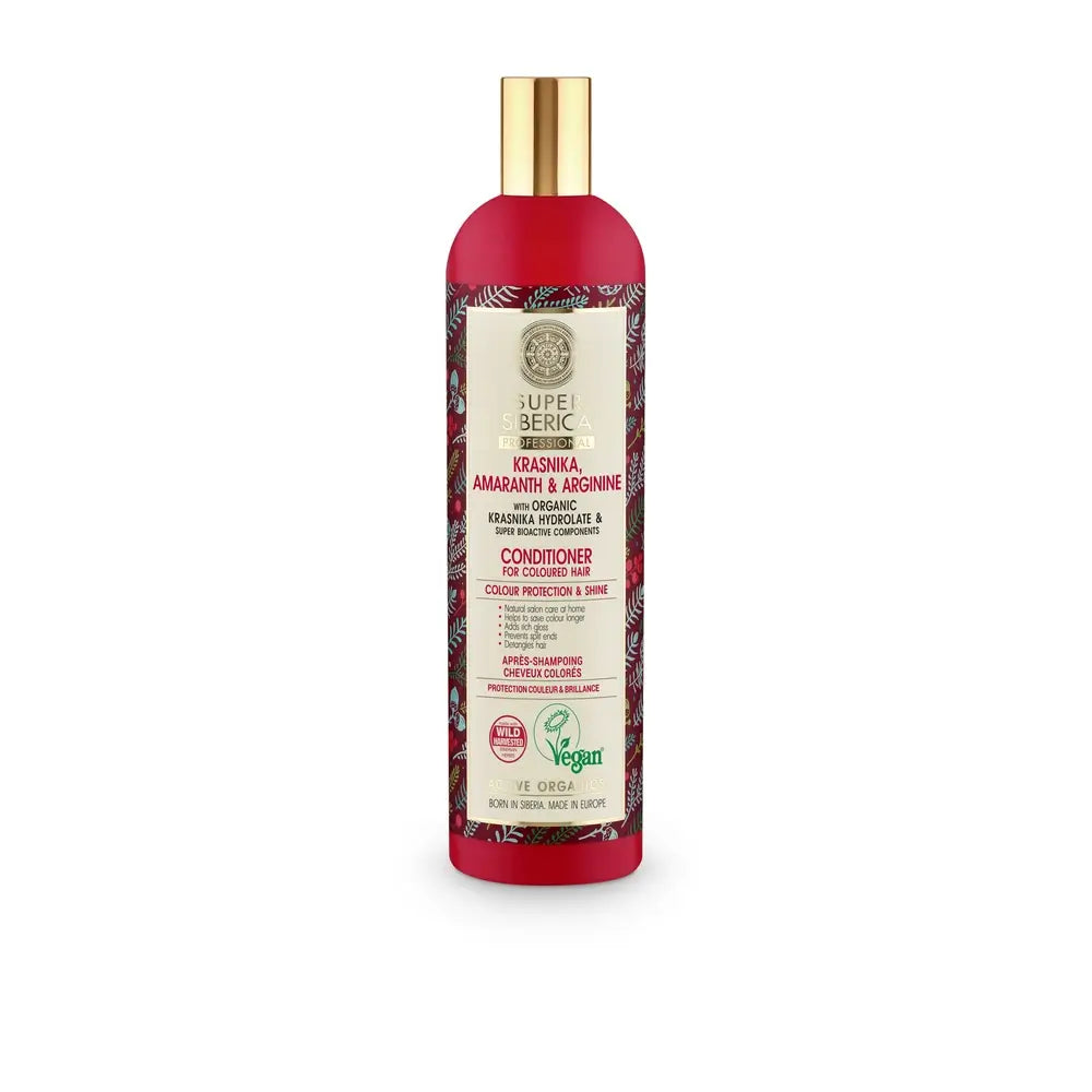 Baume capillaire professionnel Myrtille du Kamtchatka, amarante et arginine, pour cheveux colorés, 400 ml
