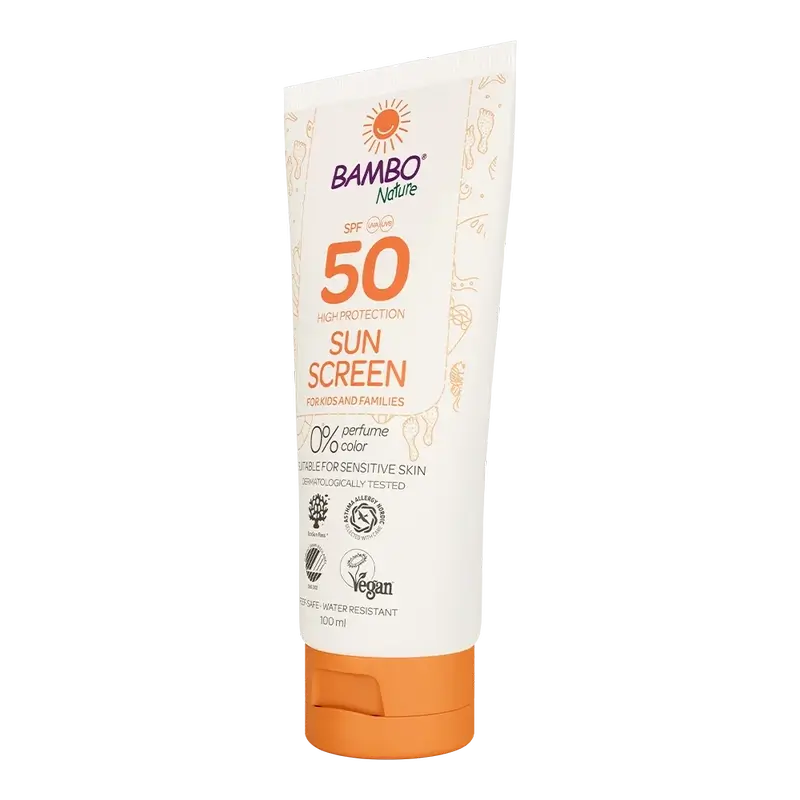 Bambo Nature Crème solaire Spf50, 100 ml