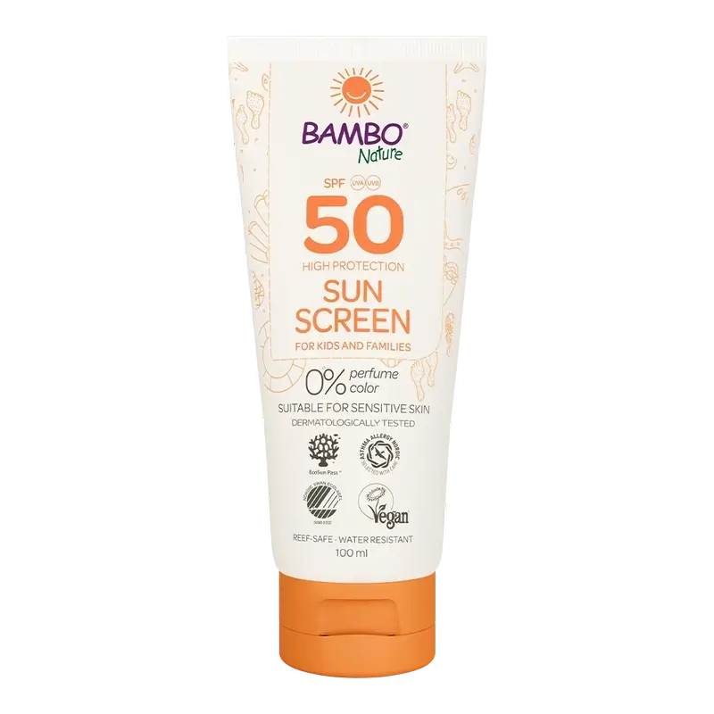 Bambo Nature Crème solaire Spf50, 100 ml