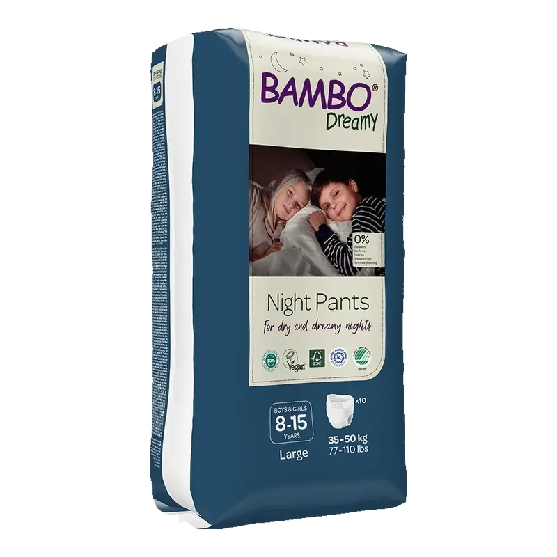 Bambo Nature Couches Dreamy Night L (35-50Kg), 10 pcs.