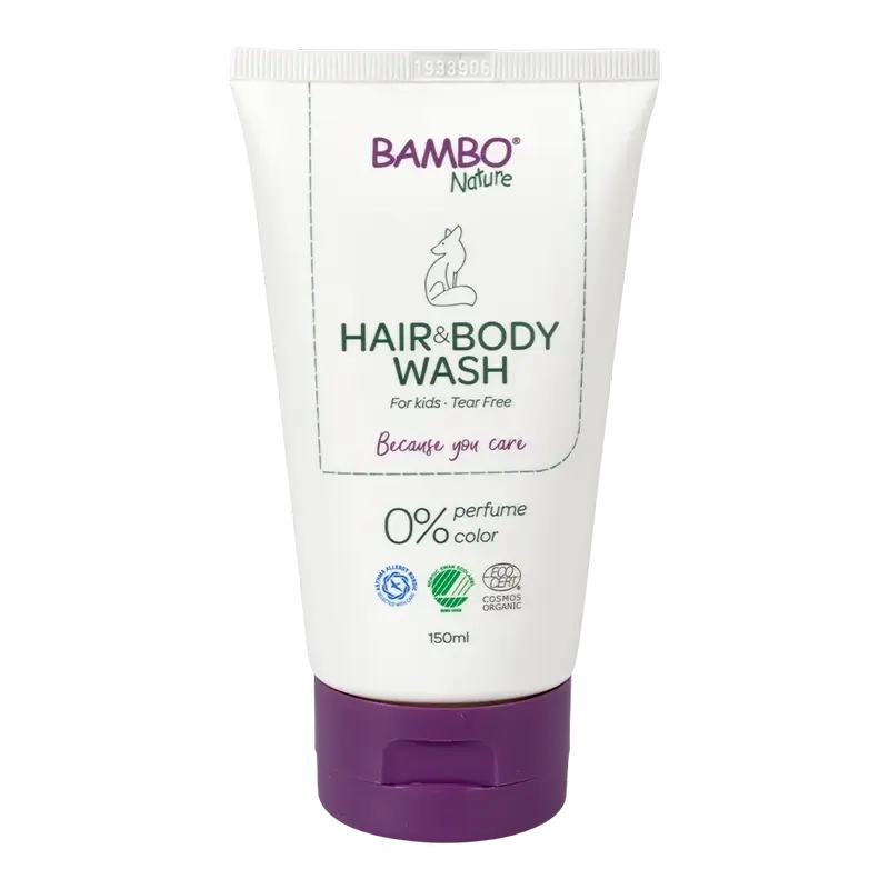 Bambo Nature Gel de bain et shampooing, 150 ml