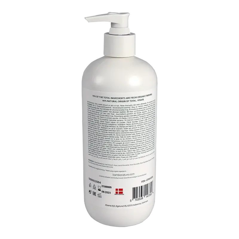 Bambo Nature Gel de bain et shampooing, 500 ml