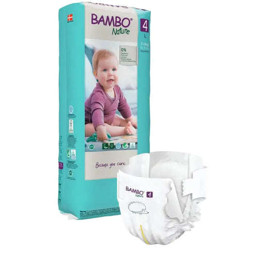Couches Bambo Nature Taille 4 (7-14 Kg), 48 pcs.