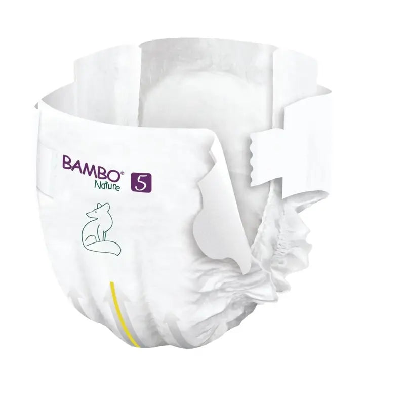 Couches Bambo Nature Taille 5 (12-18 Kg), 44 pièces