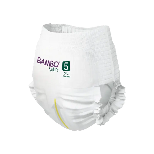 Couches Bambo Nature Pants Taille 5 (12-18Kg), 19 pièces