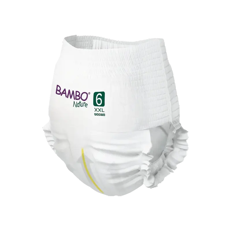 Couches Bambo Nature Pants Taille 6 (+18Kg), 18 pièces
