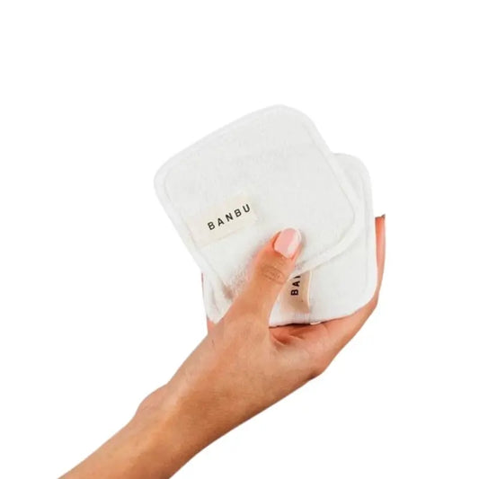 Banbu White Make-up Remover Pads Bag, 4 pcs.