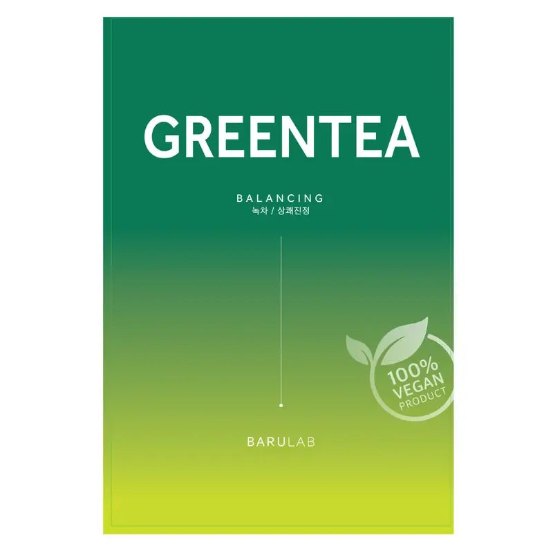 Barulab The Clean Vegan Mask - Thé vert, 23 grammes